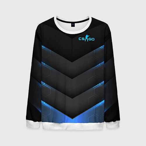 Мужской свитшот Counter-Strike / 3D-Белый – фото 1