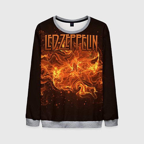 Мужской свитшот Led Zeppelin / 3D-Меланж – фото 1