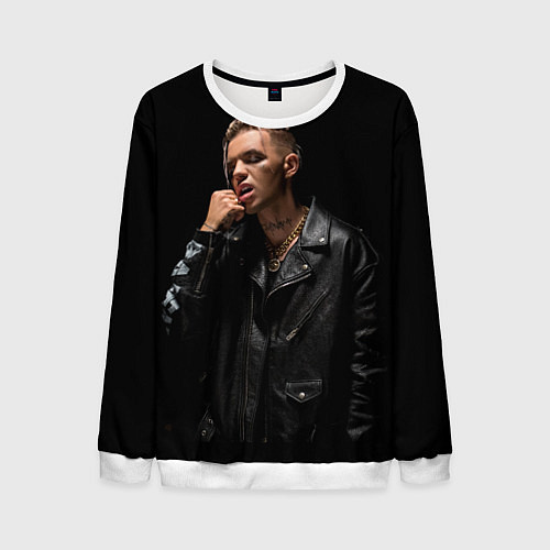 Мужской свитшот Элджей / 3D-Белый – фото 1