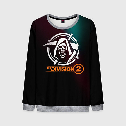 Мужской свитшот The Division 2 Logo / 3D-Меланж – фото 1