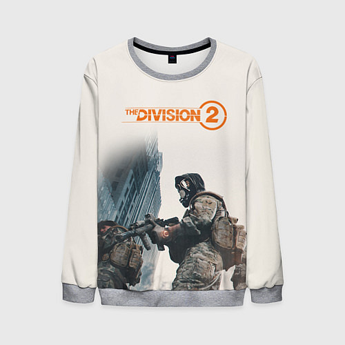 Мужской свитшот The Division 2 Military / 3D-Меланж – фото 1