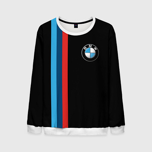 Мужской свитшот BMW / 3D-Белый – фото 1