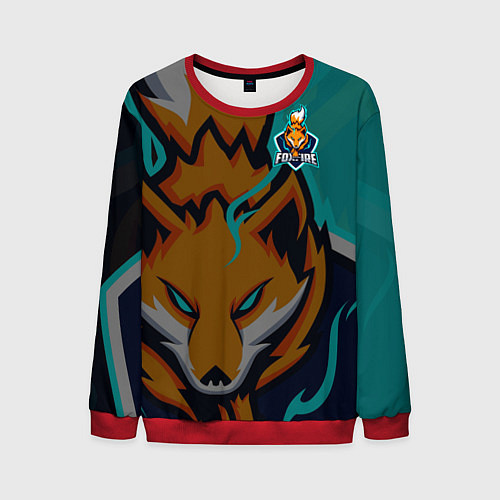 Мужской свитшот Форма Foxfire / 3D-Красный – фото 1