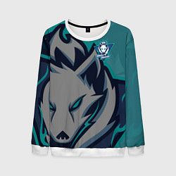 Свитшот мужской Форма White wolves, цвет: 3D-белый