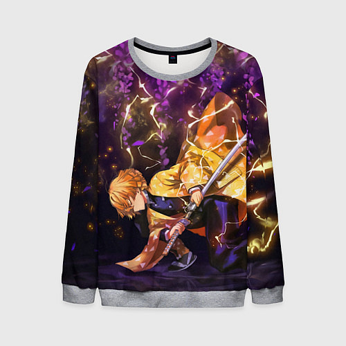 Мужской свитшот KIMETSU NO YAIBA / 3D-Меланж – фото 1