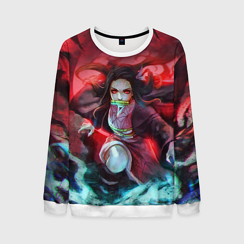 Мужской свитшот KIMETSU NO YAIBA / 3D-Белый – фото 1