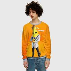 Свитшот мужской Agent Peely Агент Пили, цвет: 3D-меланж — фото 2