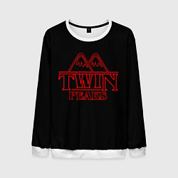 Свитшот мужской Twin Peaks, цвет: 3D-белый