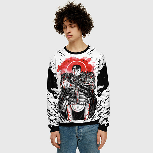 Мужской свитшот BERSERK / 3D-Черный – фото 3
