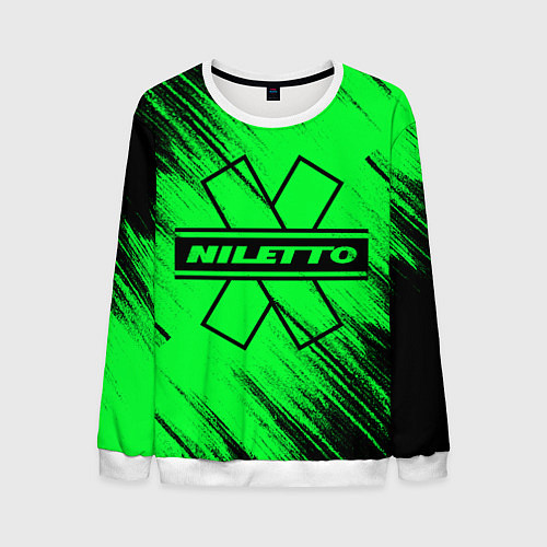 Мужской свитшот NILETTO / 3D-Белый – фото 1