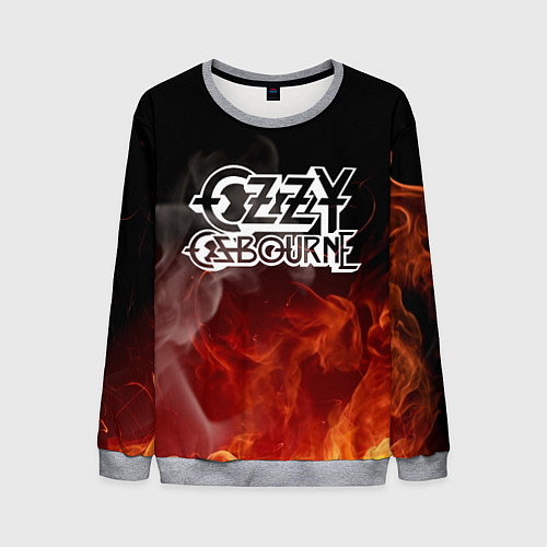 Мужской свитшот Ozzy Osbourne / 3D-Меланж – фото 1