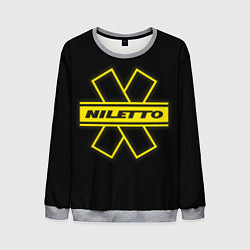 Свитшот мужской NILETTO, цвет: 3D-меланж