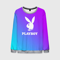 Свитшот мужской PLAYBOY, цвет: 3D-меланж