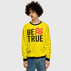 Свитшот мужской NL Be True, цвет: 3D-черный — фото 2