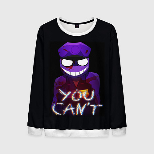 Мужской свитшот Five Nights At Freddy's / 3D-Белый – фото 1