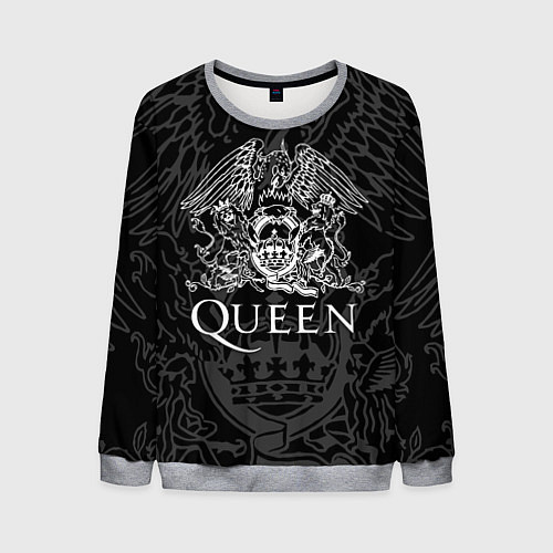 Мужской свитшот QUEEN / 3D-Меланж – фото 1