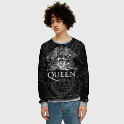 Свитшот мужской QUEEN, цвет: 3D-меланж — фото 2