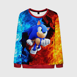 Свитшот мужской SONIC, цвет: 3D-красный