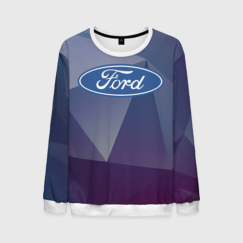 Мужской свитшот Ford / 3D-Белый – фото 1
