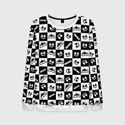 Свитшот мужской Fortnite&Marshmello, цвет: 3D-белый