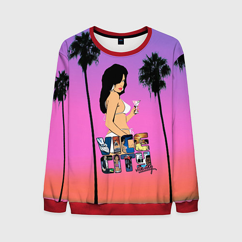 Мужской свитшот ГТА / 3D-Красный – фото 1