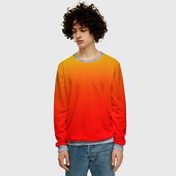 Свитшот мужской Оранж, цвет: 3D-меланж — фото 2