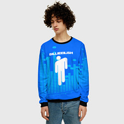 Свитшот мужской BILLIE ELLISH, цвет: 3D-черный — фото 2