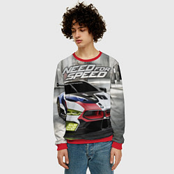 Свитшот мужской Need for Speed, цвет: 3D-красный — фото 2