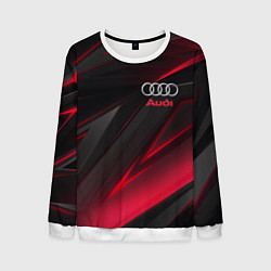 Свитшот мужской AUDI, цвет: 3D-белый