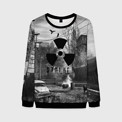 Свитшот мужской СТАЛКЕР-ЧЕРНОБЫЛЬ, цвет: 3D-черный