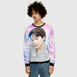 Свитшот мужской БТС 2020 Season Greeting Чимин, цвет: 3D-черный — фото 2