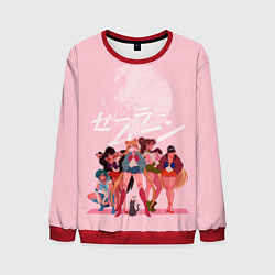 Свитшот мужской PINK SAILOR MOON, цвет: 3D-красный