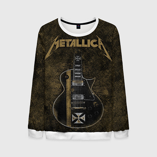 Мужской свитшот Metallica / 3D-Белый – фото 1