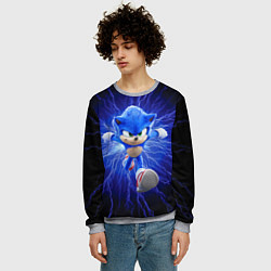 Свитшот мужской SONIC, цвет: 3D-меланж — фото 2