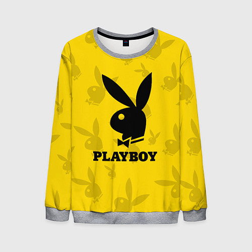 Мужской свитшот PLAYBOY / 3D-Меланж – фото 1