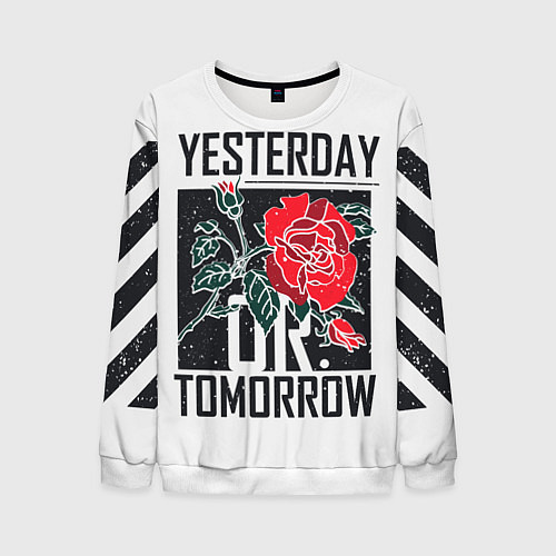 Мужской свитшот Off-White: Yesterday / 3D-Белый – фото 1