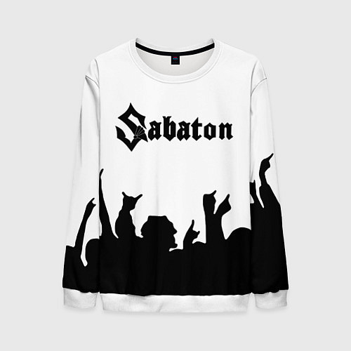Мужской свитшот SABATON / 3D-Белый – фото 1