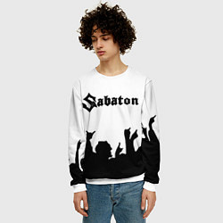 Свитшот мужской SABATON, цвет: 3D-белый — фото 2