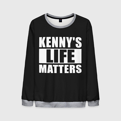 Мужской свитшот KENNYS LIFE MATTERS / 3D-Меланж – фото 1