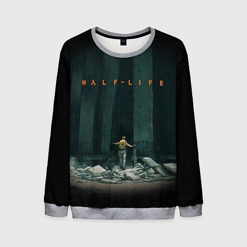 Мужской свитшот HALF-LIFE / 3D-Меланж – фото 1