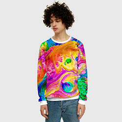 Свитшот мужской TIE DYE, цвет: 3D-белый — фото 2