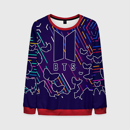 Мужской свитшот BTS / 3D-Красный – фото 1