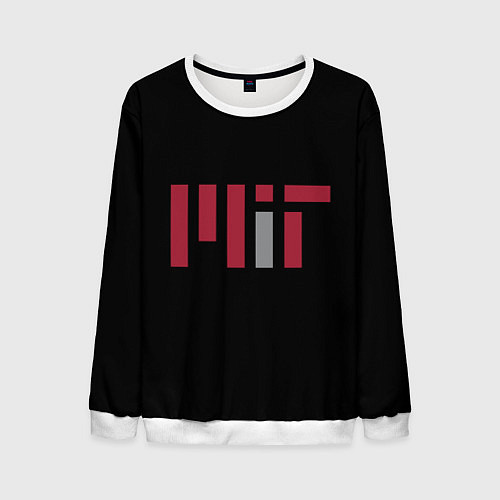 Мужской свитшот MIT / 3D-Белый – фото 1