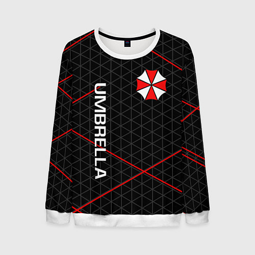 Мужской свитшот UMBRELLA CORP / 3D-Белый – фото 1