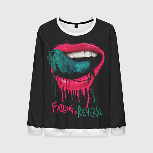 Мужской свитшот Falling in Reverse / 3D-Белый – фото 1