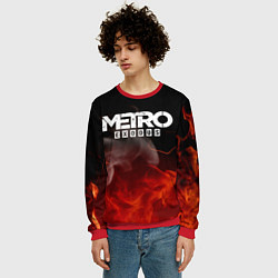 Свитшот мужской METRO EXODUS, цвет: 3D-красный — фото 2