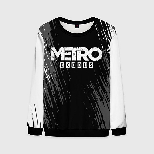Мужской свитшот METRO EXODUS / 3D-Черный – фото 1