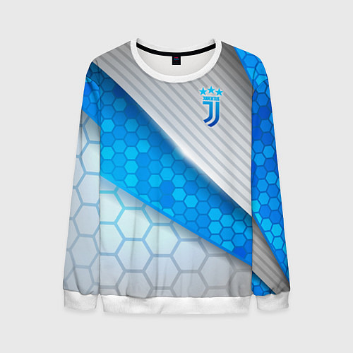 Мужской свитшот Juventus F C / 3D-Белый – фото 1
