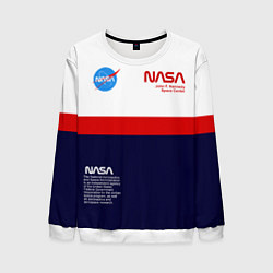Свитшот мужской NASA, цвет: 3D-белый