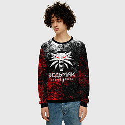 Свитшот мужской The Witcher 3, цвет: 3D-черный — фото 2